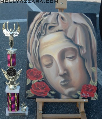 Holly Azzara - Mary Oil Painting